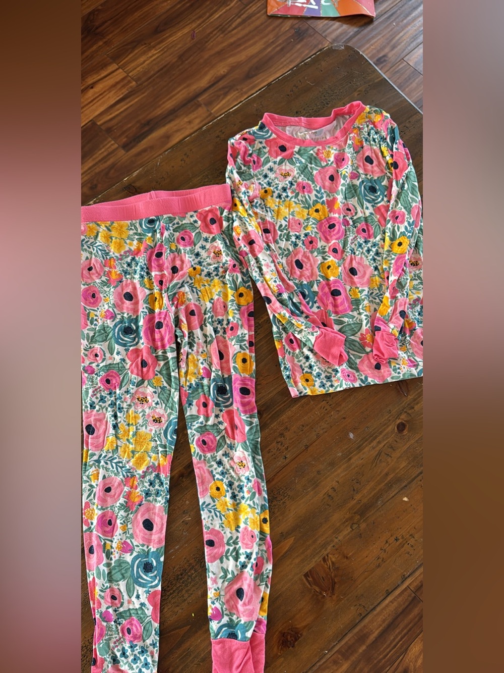 Little Sleepies Floral Pink Long Sleeve Pajama Set